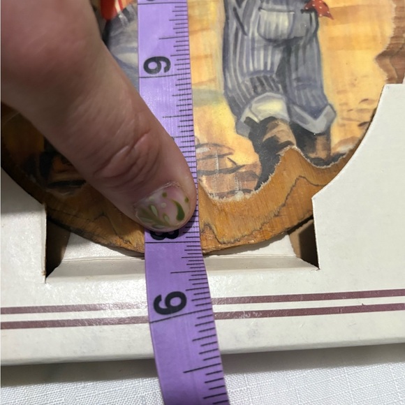 Rustic Wood Plaque with Country Kids Design - Picture 7 of 7